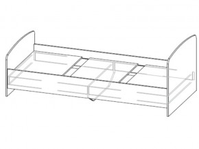 Кровать одинарная в Радужном - raduzhnyj.magazin-mebel74.ru | фото