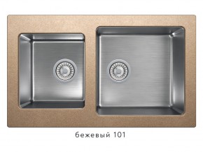 Мойка комбинированная Tolero twist TTS-840 Бежевый 101 в Радужном - raduzhnyj.magazin-mebel74.ru | фото