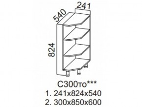 С300то Стол-рабочий 300 (торцевой открытый) в Радужном - raduzhnyj.magazin-mebel74.ru | фото