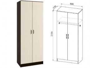 Шкаф 2 двери Ронда ШКР800.1 венге/дуб белфорт в Радужном - raduzhnyj.magazin-mebel74.ru | фото